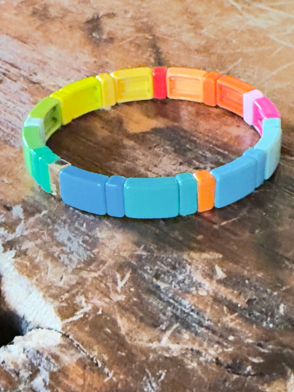 Roxanne Assoulin Rainbow Brite bracelet. - Picture 3 of 5